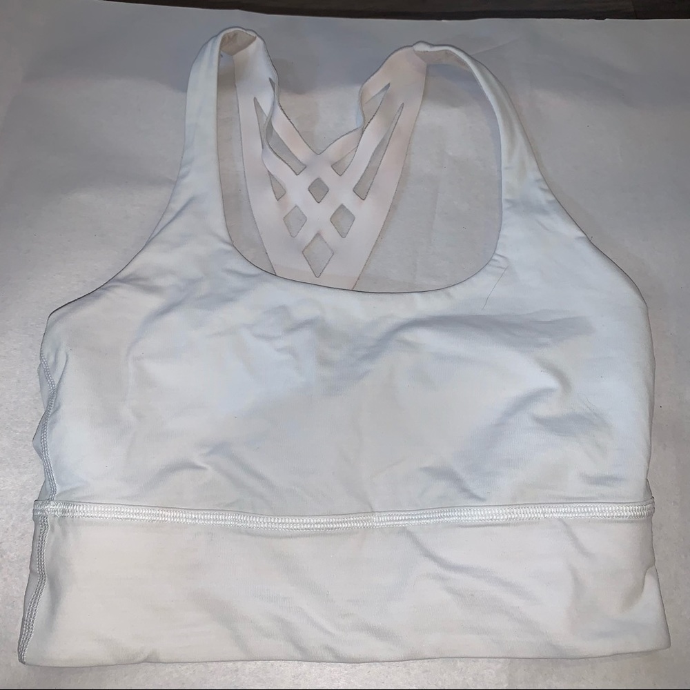 Lululemon white bra sz 6